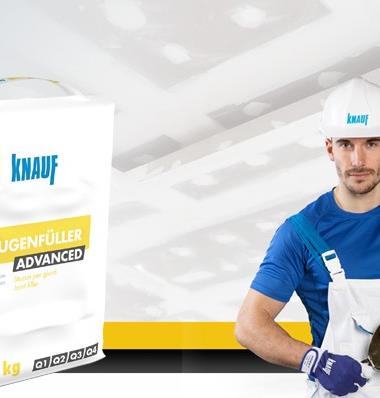 Knauf Italia - Press Area - Knauf Italia lancia Fugenfüller Advanced. Il nuovo Standard di qualità nell’arte della Stuccatura